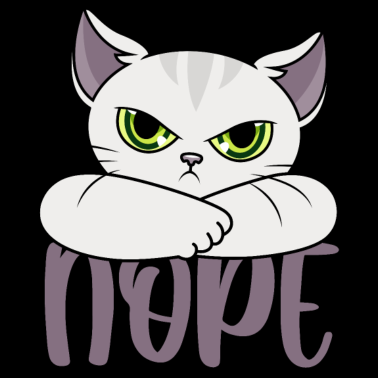 Motiv Katze Nope Nein Nö Katzen Katzenbesitzer Geschenk