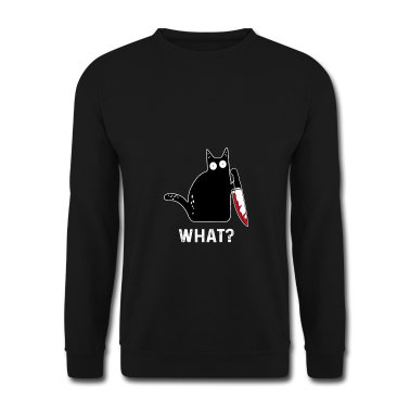 Katzen Pullover - Lustiges Killer Katze What