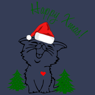 Motiv Katze Weihnachten