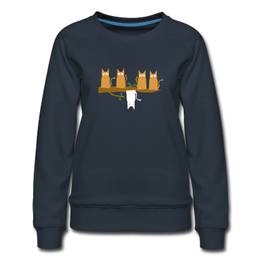 Katzen Pullover - Be Different süßes Katzen Katze Spruch Abstrakt