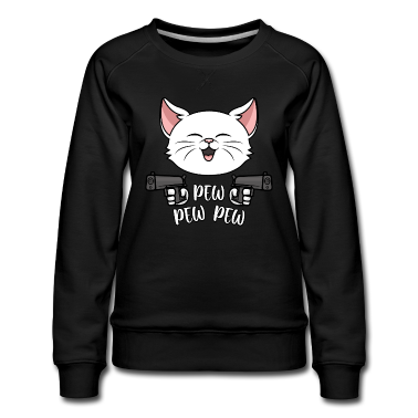 Katzen Pullover - Pew Pew Madafakas