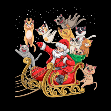 Motiv Katzen Weihnachten Geschenk Lustiger Katzen Spruch