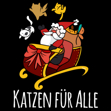 Motiv Katzen für Alle Weihnachten Katze Fun