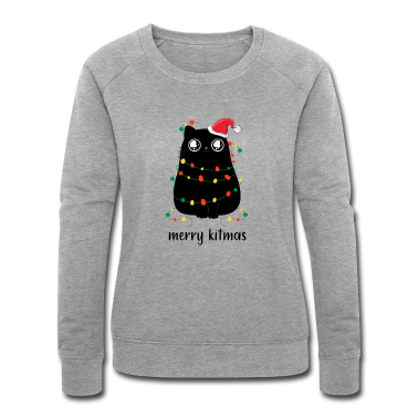 Katzen Pullover - merry kitmas