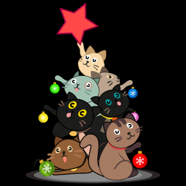 Motiv Weihnachten Katze Katzen Geschenkidee Geschenk