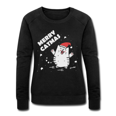 Katzen Pullover - Weihnachten Merry Catmas Katzen Geschenk