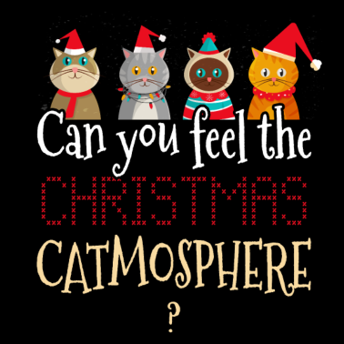 Motiv Weihnachten Katzen Kätzchen Katzendame Geschenk