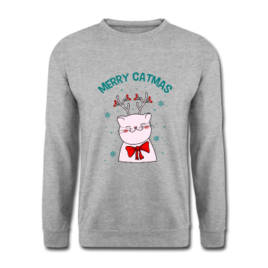 Katzen Pullover - Katzen Weihnachten Merry Catmas Xmas