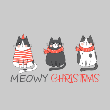 Motiv Meowy Christmas lustig Weihnachten Katzen Geschenk