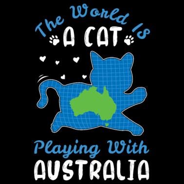 Motiv Die Welt Ist Eine Katze