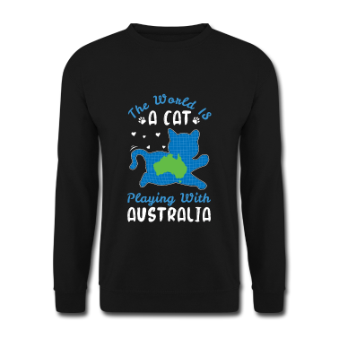 Katzen Pullover - Die Welt Ist Eine Katze