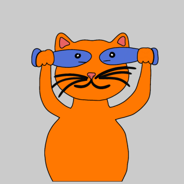 Motiv Süße Katze mit Fischaugen