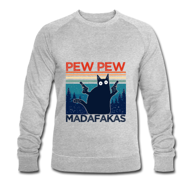 Katzen Pullover - pew pew funny cat lustige katze geschenkidee