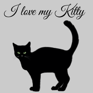 Motiv I love my Kitty design, tierische Geschenkidee