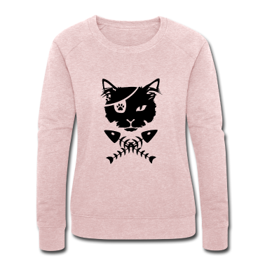 Katzen Pullover - Pirat Katze