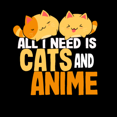 Motiv Katzen und Anime Kawaii Katze Neko