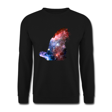 Katzen Pullover - Katze Katzen Universum Sterne Galaxie