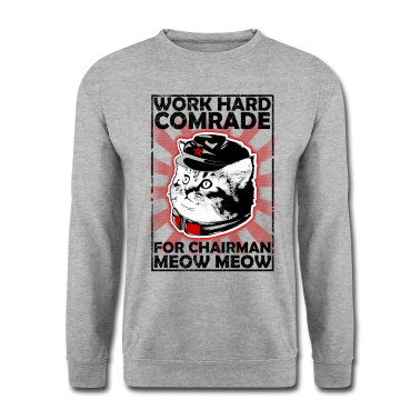 Katzen Pullover - Kommunismus Katze lustiges Poster Design