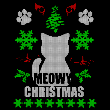 Motiv Ugly Katze Weihnachten Christmas Xmas Geschenk