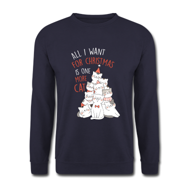 Katzen Pullover - Weihnachten Katze Weihnachtsbaum Haustier Geschenk