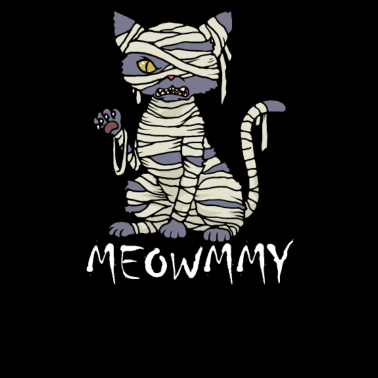 Motiv Mumie Katze Lustiges Halloween Geschenk