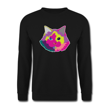 Katzen Pullover - Ragdoll Katze Popart Katzenliebhaber Geschenk