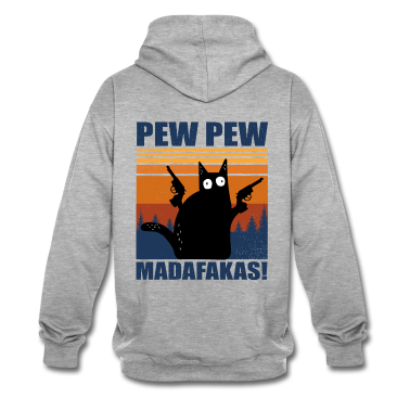 Katzen Hoodie - pew pew madafakas Katze witzig Geschenk Katzendame