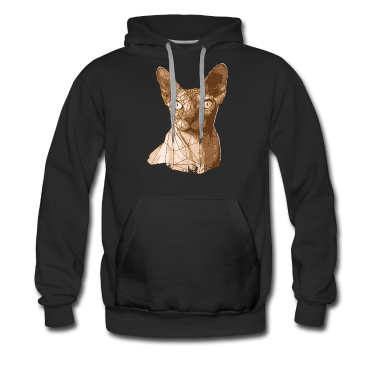Katzen Hoodie - nakedcat katze