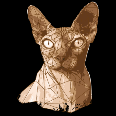 Motiv nakedcat katze