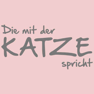 Motiv Die mit der Katze spricht