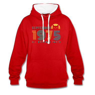 Katzen Hoodie - September 1975 Katzen Vintage Geschenidee