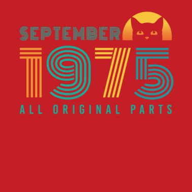 Motiv September 1975 Katzen Vintage Geschenidee