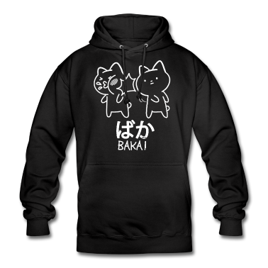 Katzen Hoodie - Anime Otaku Lustig Baka Katze Katzen
