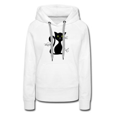 Katzen Hoodie - Schwarze Katze
