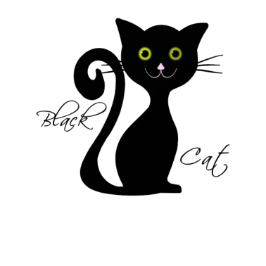 Motiv Schwarze Katze