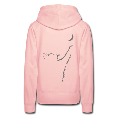 Katzen Hoodie - cat moon