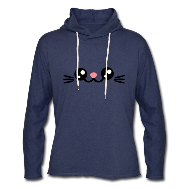 Katzen Hoodie - Katzengesicht Katzen Augen Süßes Chibi Kätzchen
