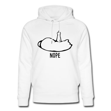 Katzen Hoodie - Nope