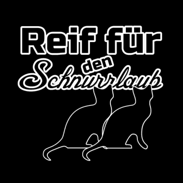 Motiv Urlaub Katze Katzen Tiere Haustier Spruch