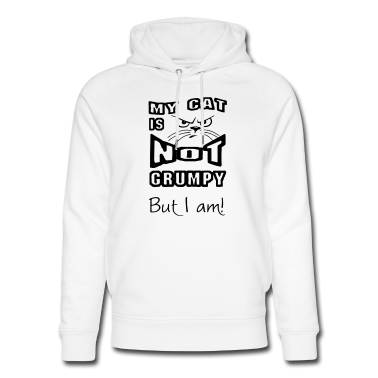 Katzen Hoodie - My Cat is not grumpy Katze Tier Haustier Geschenk
