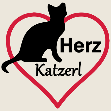 Motiv Herz Katzerl Katze Tier Haustier Liebe Geschenk