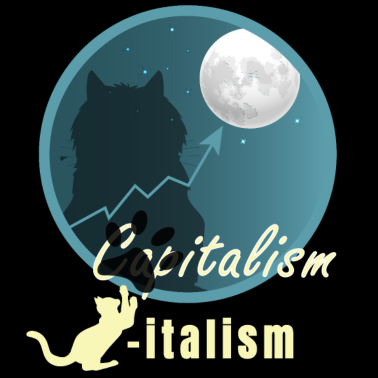 Motiv Katze Kapitalismus Katzenliebhaber witzig