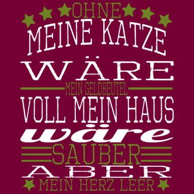 Motiv katzendame mietzekatze katzenspruch katzen knuffig