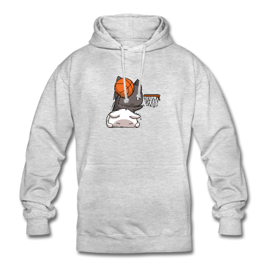 Katzen Hoodie - Katze Basketball