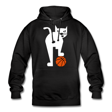 Katzen Hoodie - Basketball Katze
