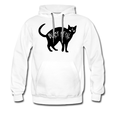 Katzen Hoodie - Katze Black Metal - Black Metal Katze