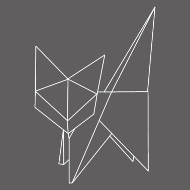 Motiv Origami Katze