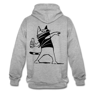 Katzen Hoodie - Katze against.
