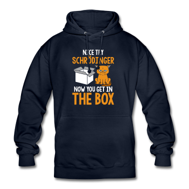 Katzen Hoodie - Schrödingers Katze Physik Wissenschaft Nerd Lustig