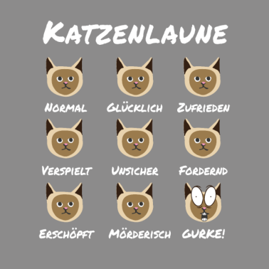 Motiv Katzenlaune Gurke Katzen Katze Kätzchen